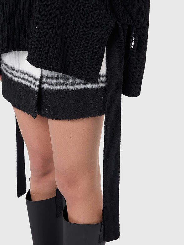 Wool blend turtleneck sweater - 4