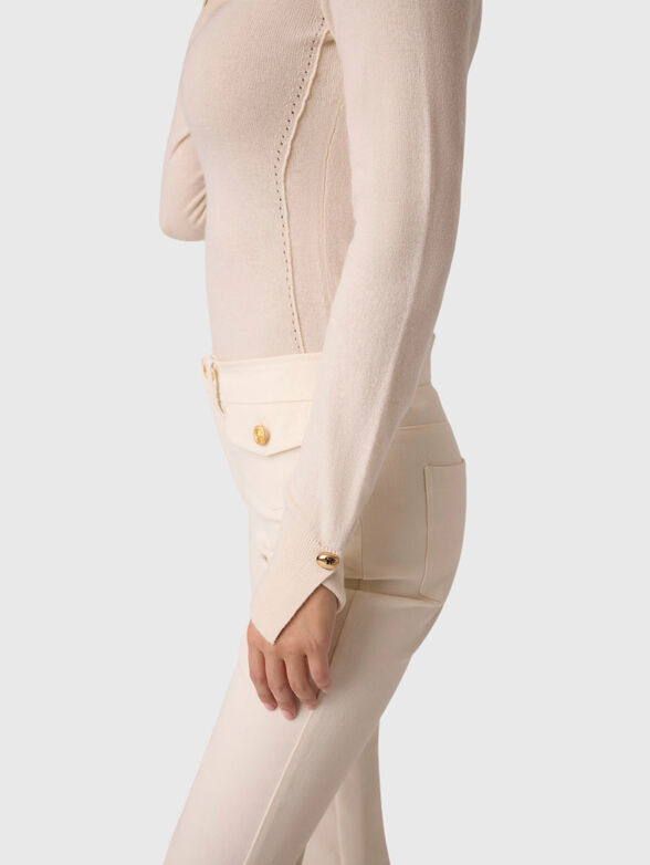 Cashmere-blend sweater - 4