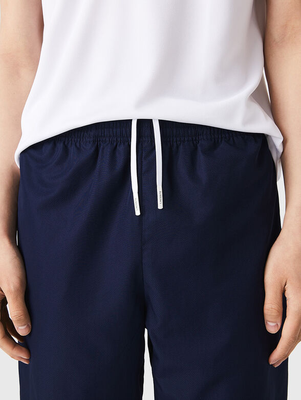 Sports trousers with logo detail  - 4