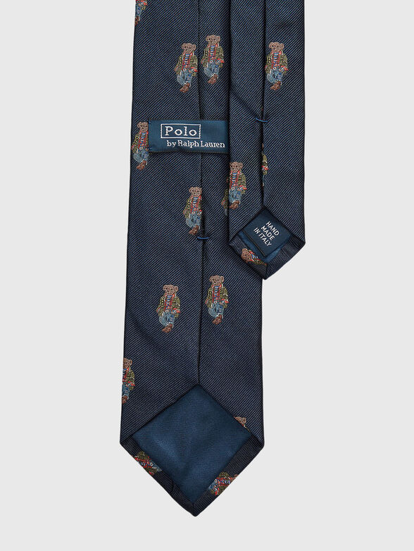 Polo Bear embroidery tie - 2