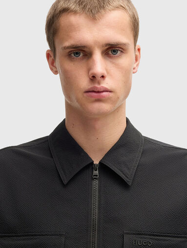 Jacket with classic collar - 4