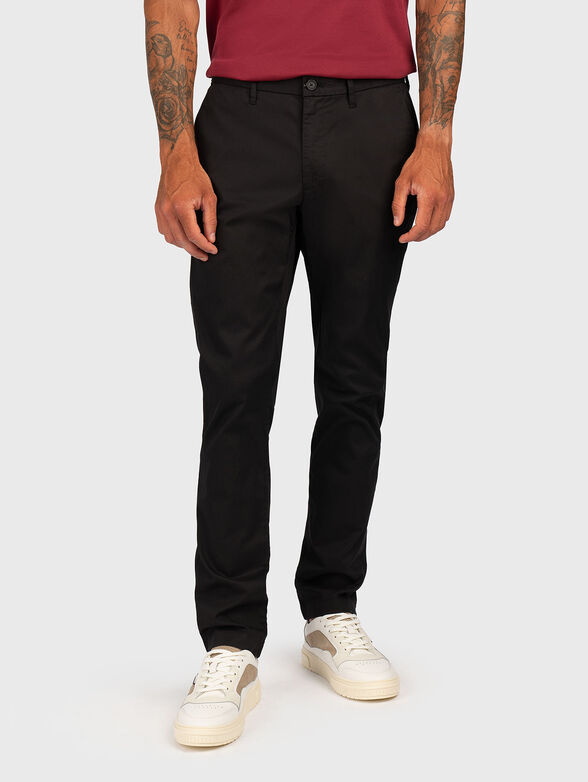 Chino trousers in beige - 1