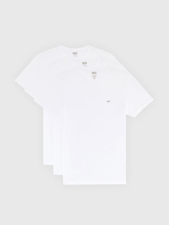 Set of three black cotton t-shirts - 1