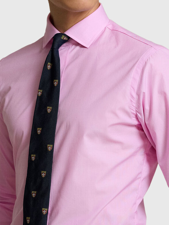 Pink cotton shirt - 4
