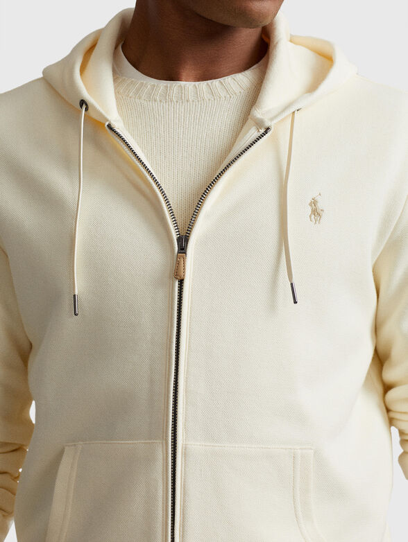 Cotton blend sweatshirt - 4