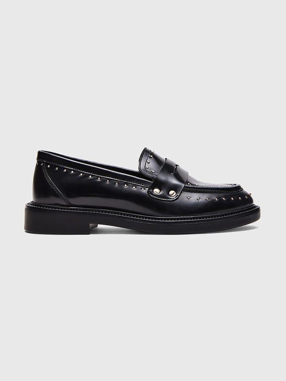 HARLOE leather loafers with eyelets - 1