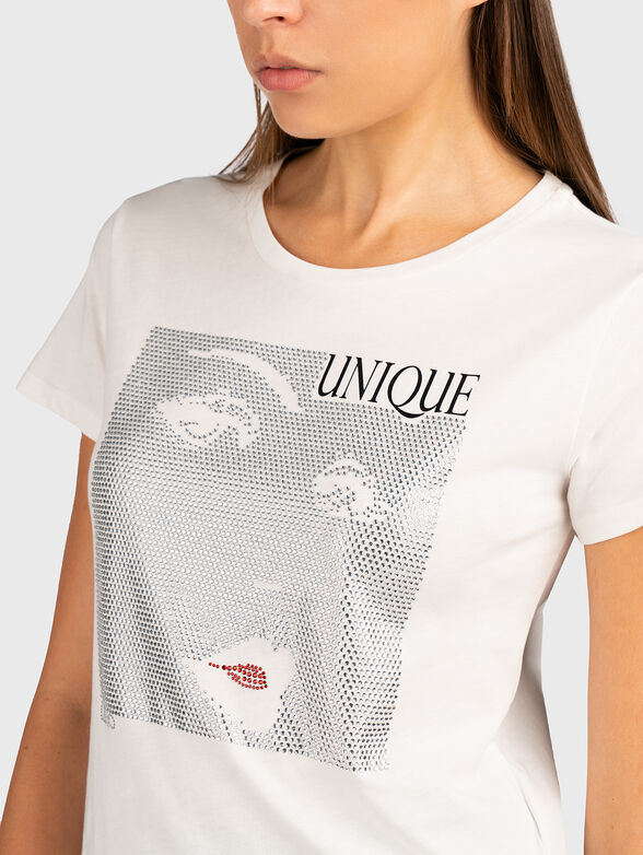 T-shirt with rhinestones - 4