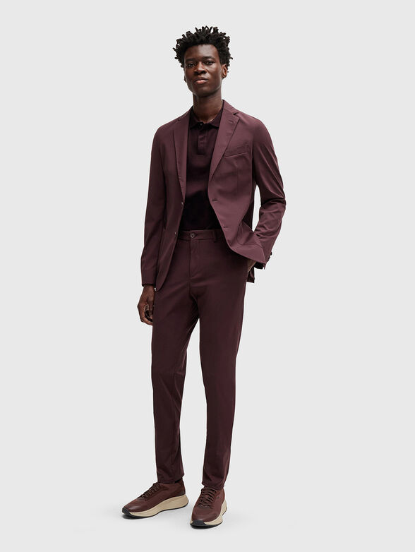 P-PARLAY 207 polo shirt in bordeaux color - 1