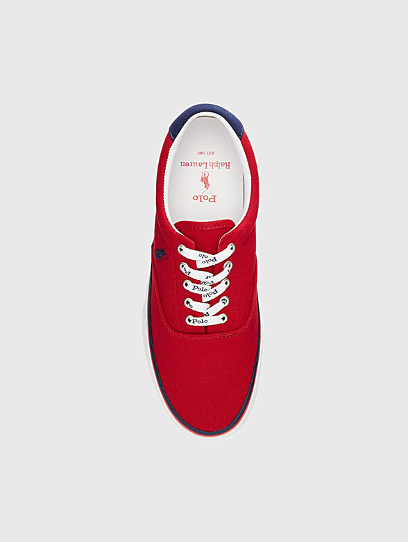 THORTON Sneakers in red color - 4
