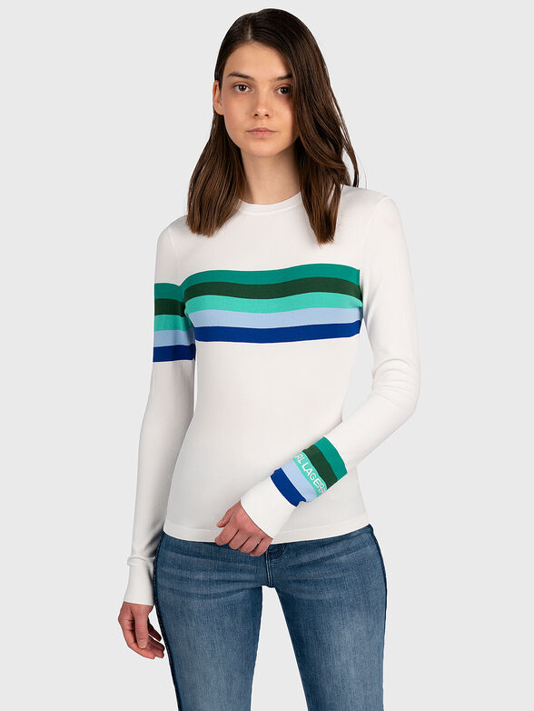 Sweater with barnded logo - 1