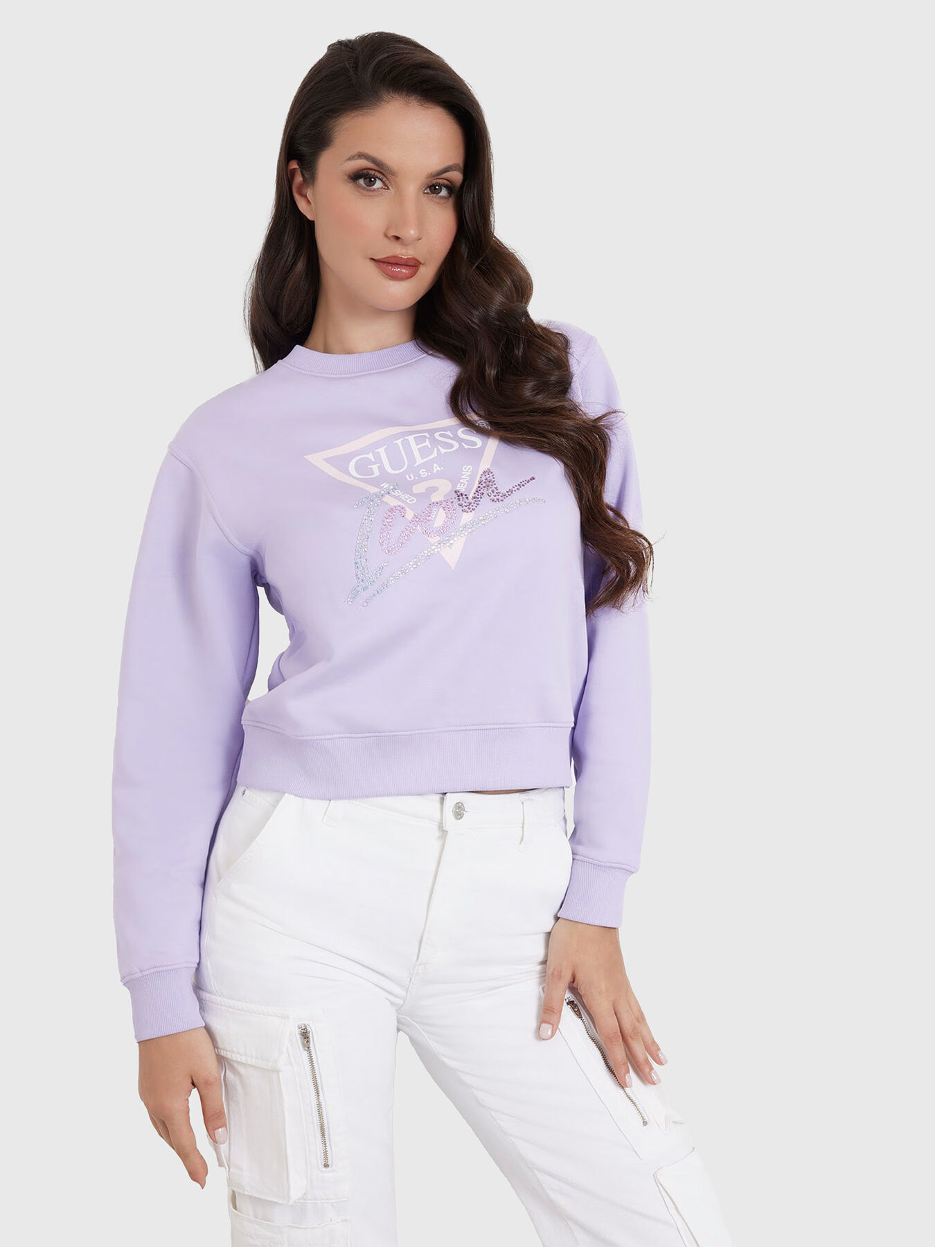ICON logo sweatshirt brand GUESS Globalbrandsstore en