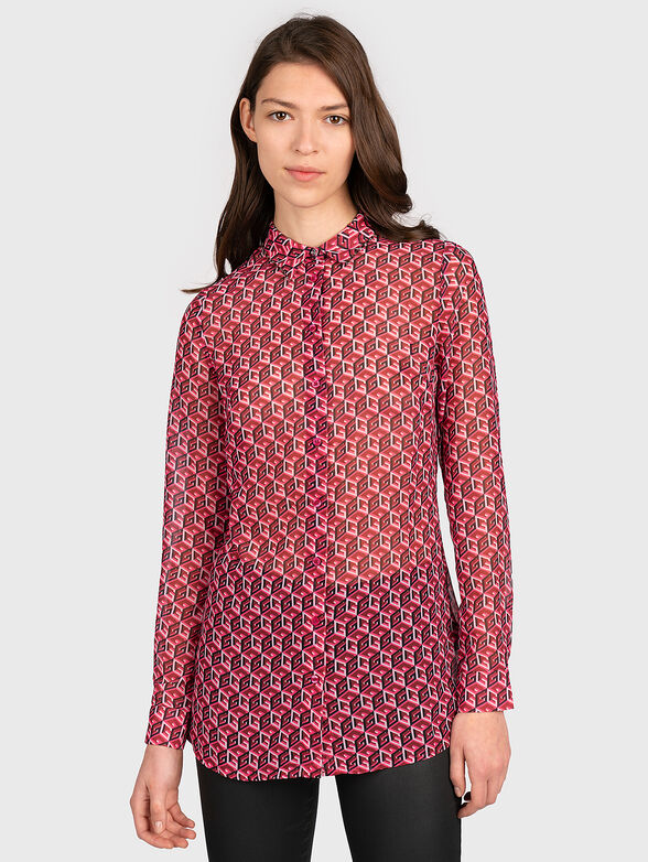 Shirt CLOUIS with animal print - 1