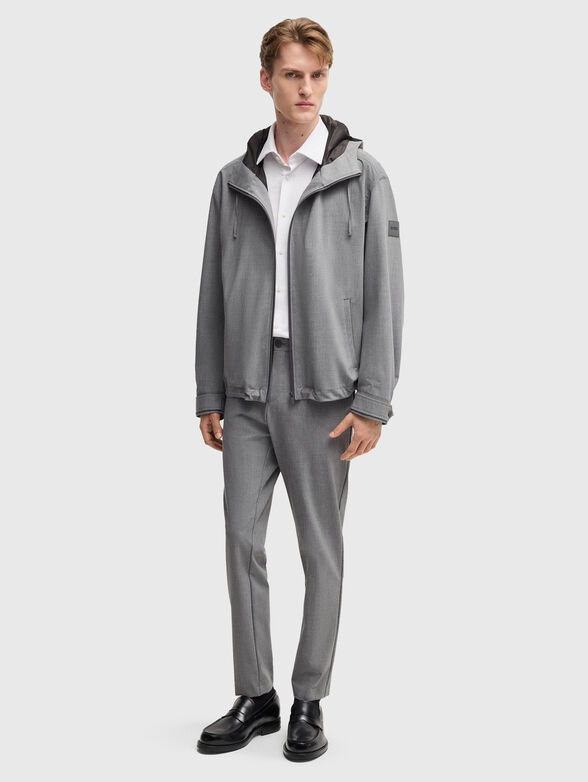 Slim trousers in wool blend - 4