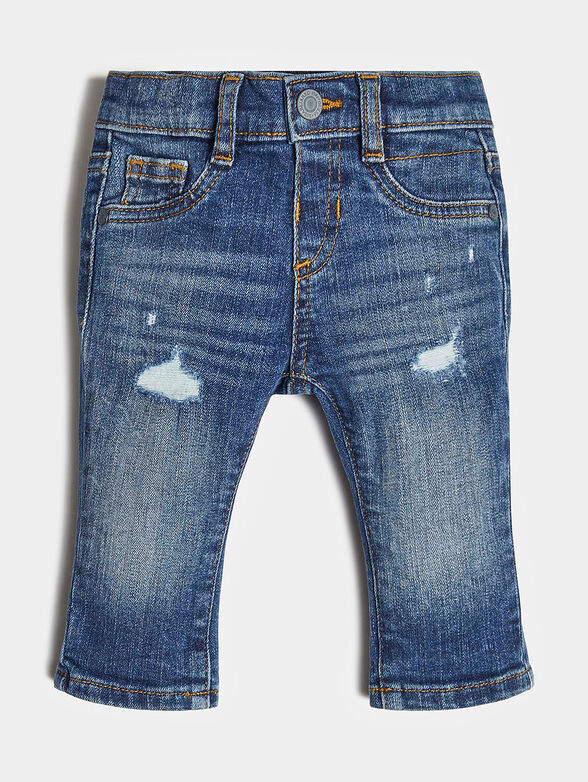 Blue slim jeans - 1