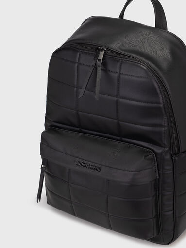 QUILT black backpack - 4