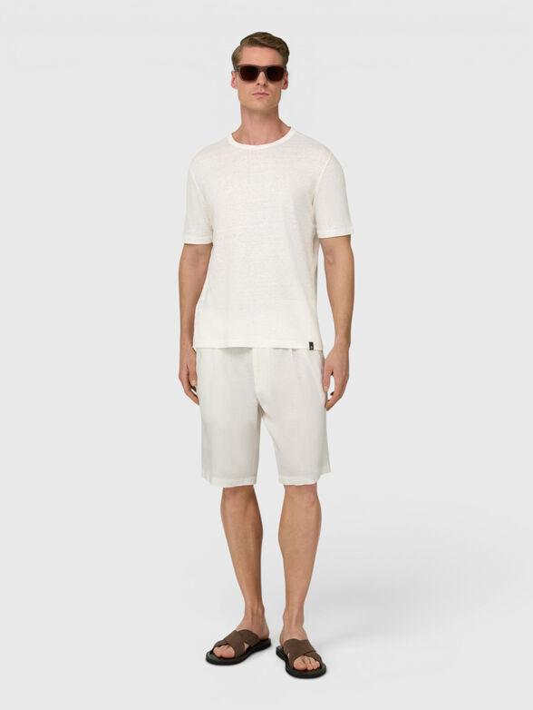 SS LINEN STRETCH JERSEY T SHIR - 3