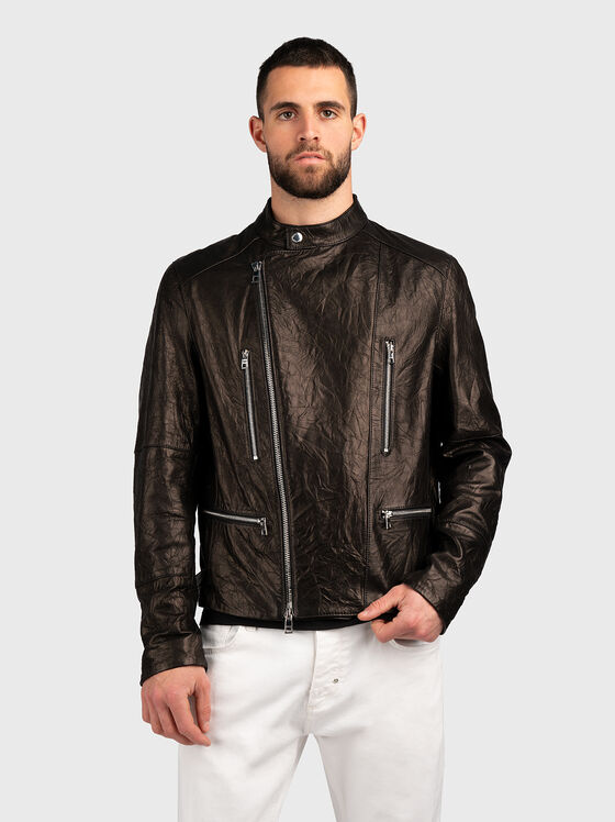 Nappa leather biker jacket - 1