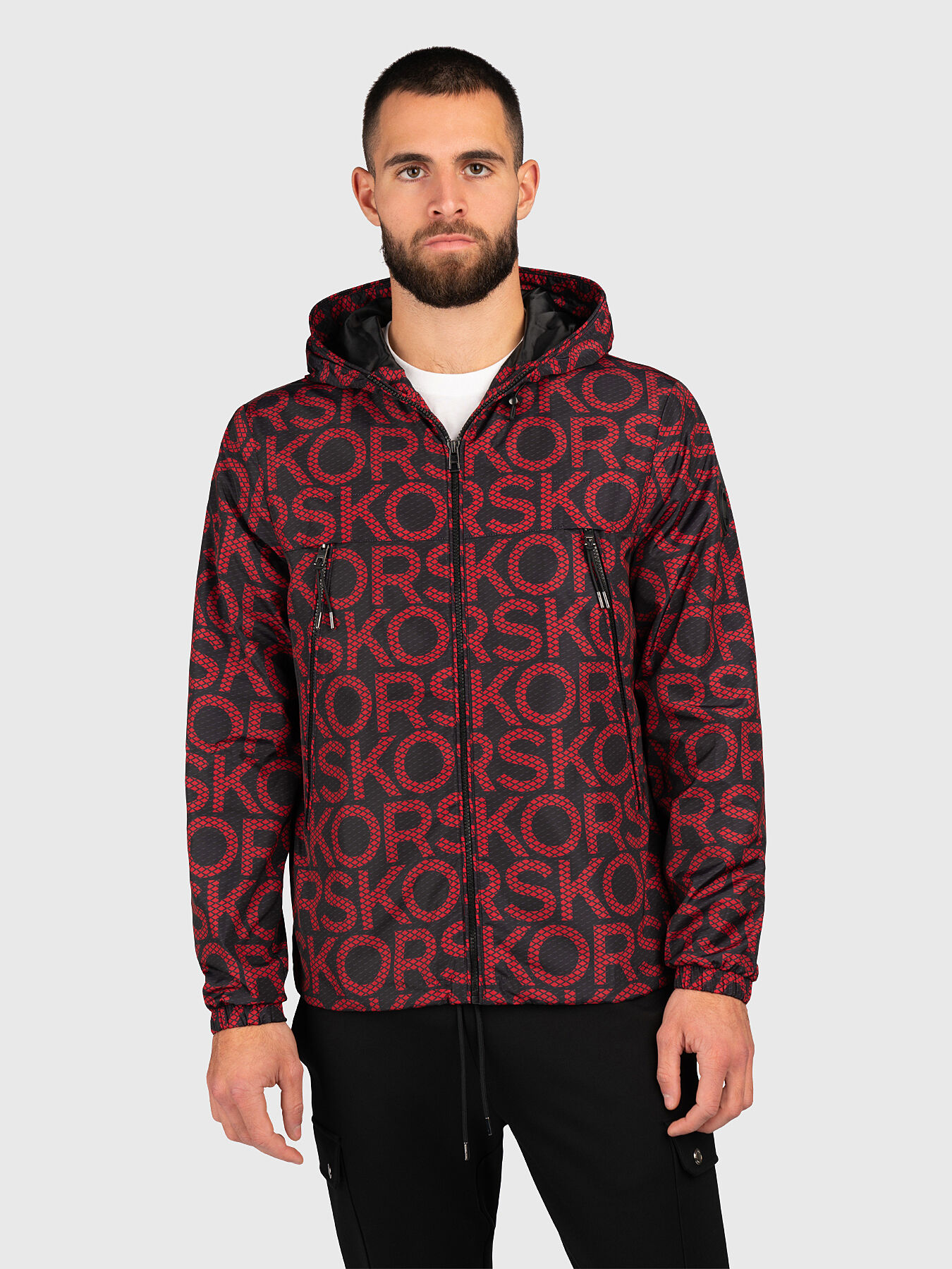 Monogram logo-print jacket brand MICHAEL KORS — Globalbrandsstore