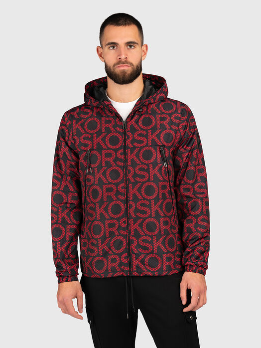 Monogram logo-print jacket 