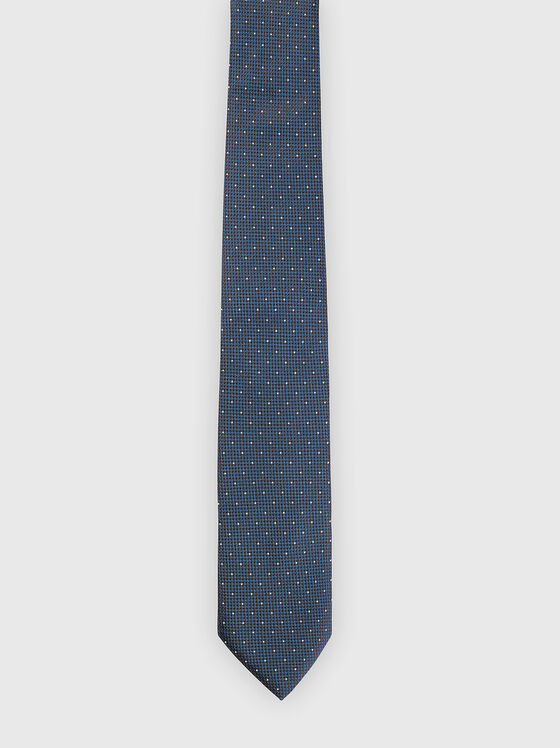 Синя копринена вратовръзка - 1