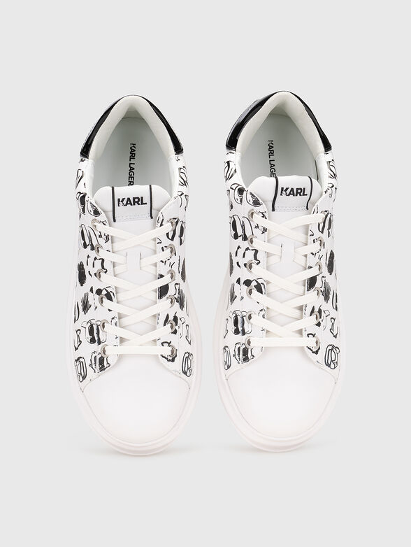 KAPRI sneakers with graffiti print - 5