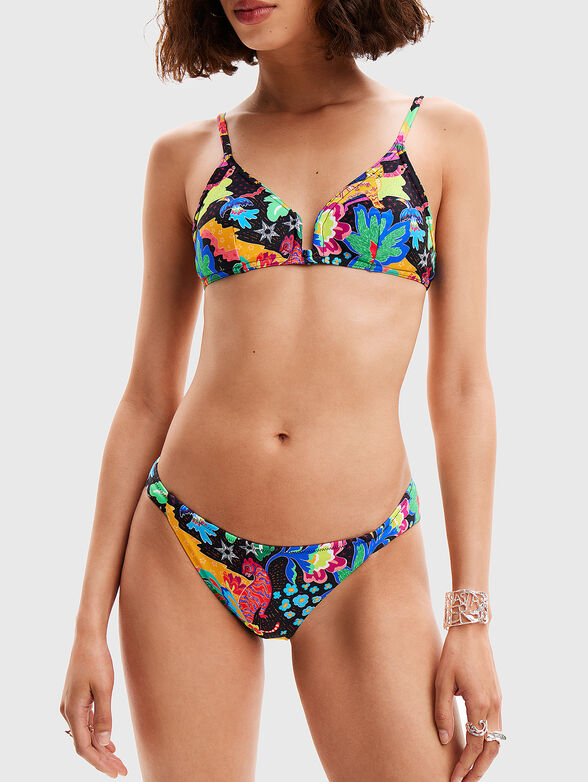 Multicoloured bikini bottom - 6
