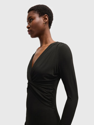 EULO midi dress with long sleeves - 4