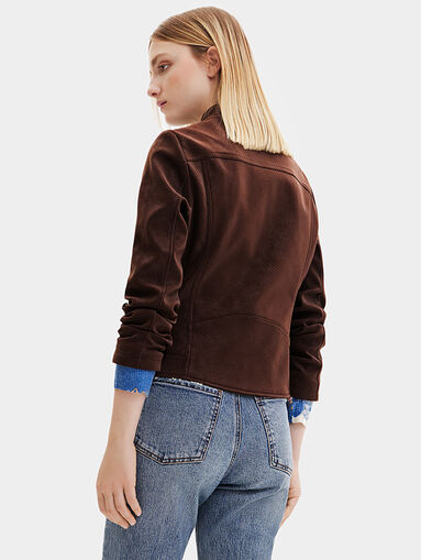 LAS VEGAS black suede-effect jacket - 4