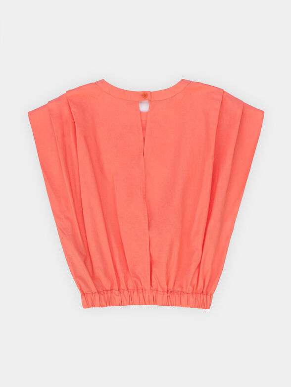 Brown top with logo detail - 2