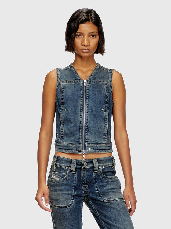 DE-PROOF-RE denim waistcoat - 1