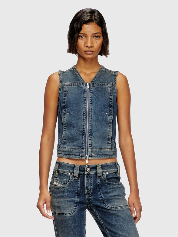 DE-PROOF-RE denim waistcoat - 1