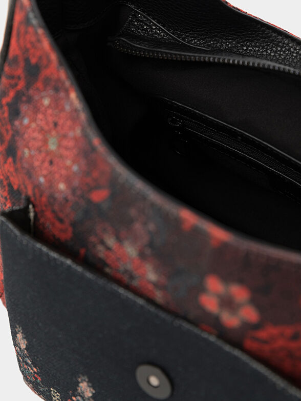 KYOTO Crossbody bag with floral print - 5