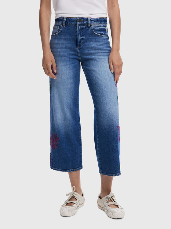 Jeans with embroidery  - 1