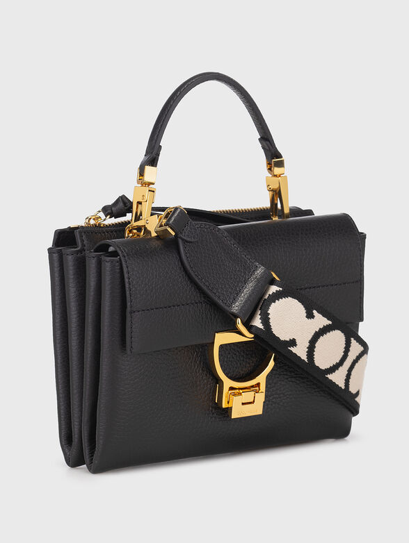 Leather bag in black - 4