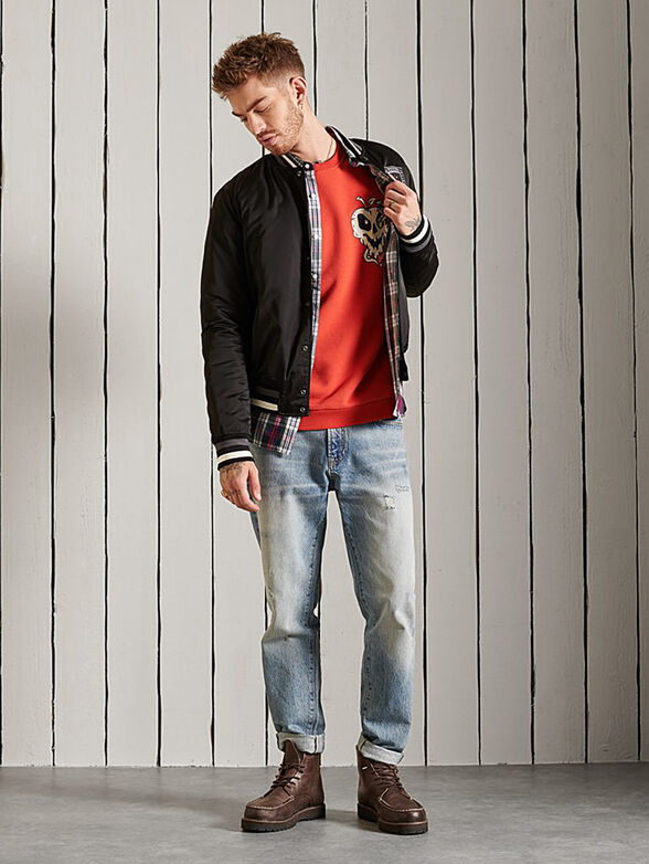 CROSSING LINES CREW Black hoodie - 2