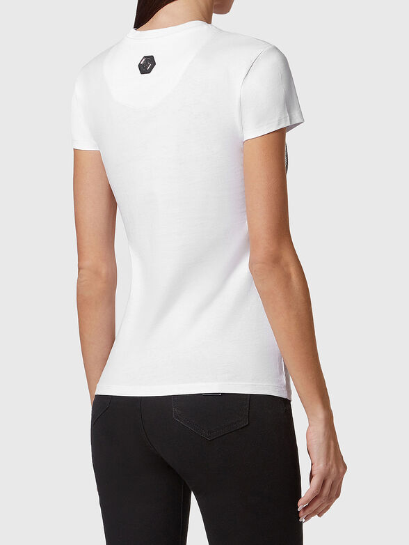 SEXY PURE T-shirt with print and rhinestones - 3