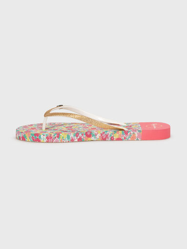 RAKE AURA Flip-flops with floral print - 4