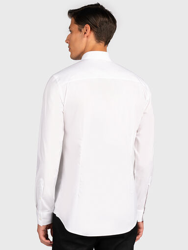 White shirt with logo detail - 4