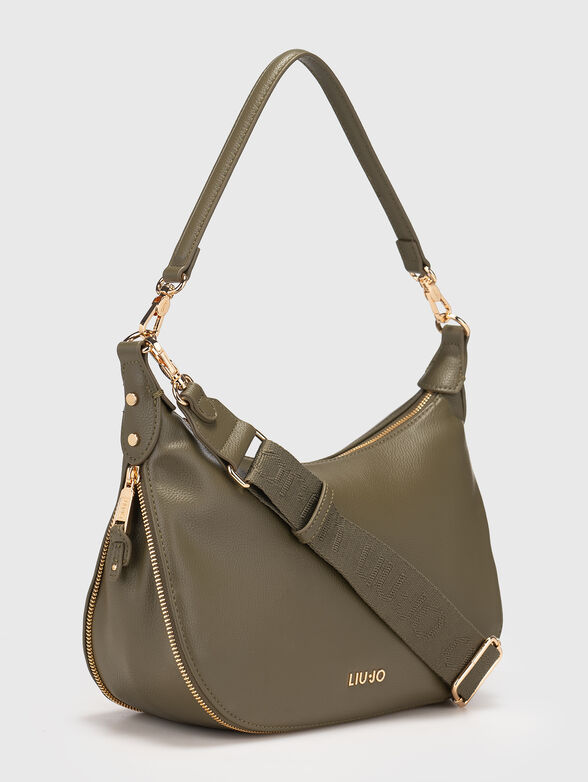 Crossbody bag with accent zipper - 4
