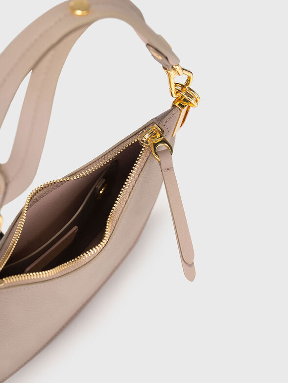 Leather bag with logo detail - 6