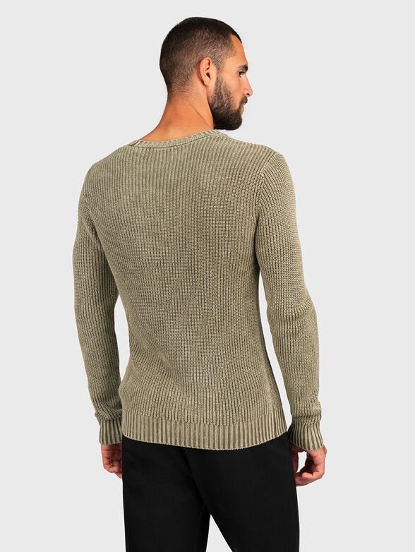 Green rips sweater - 3