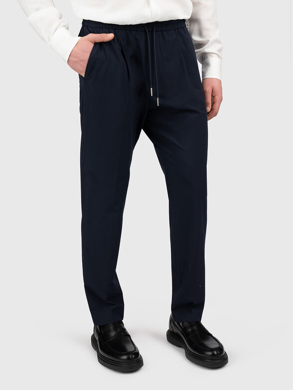 Trousers with elastic waist - 1