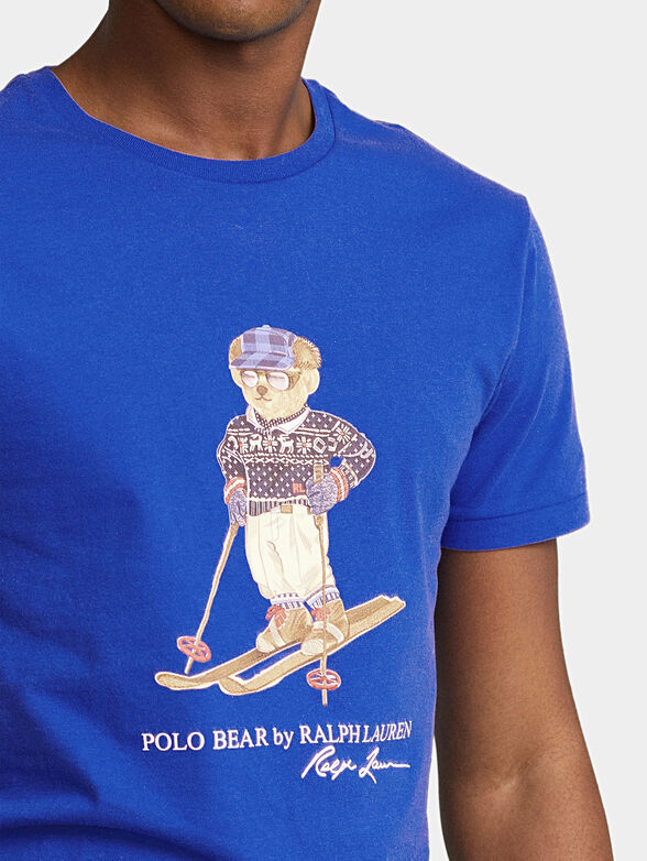 Cotton t-shirt with Polo Bear logo - 4
