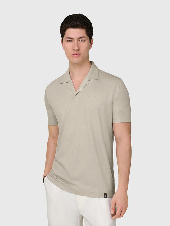 Short-sleeved polo shirt - 1