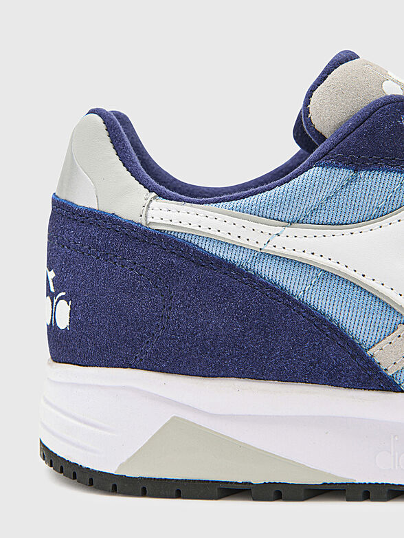 N902 blue sports shoes with contrasting logo - 4