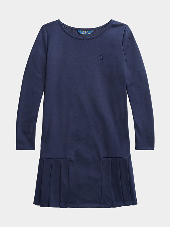 Dress with embroidered logo - 0