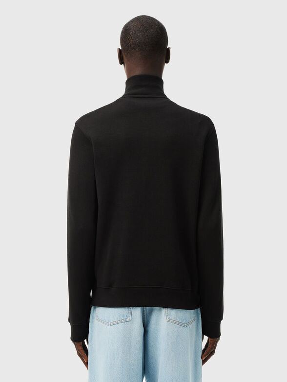 High neck zipped interlock sweatshirt - 3