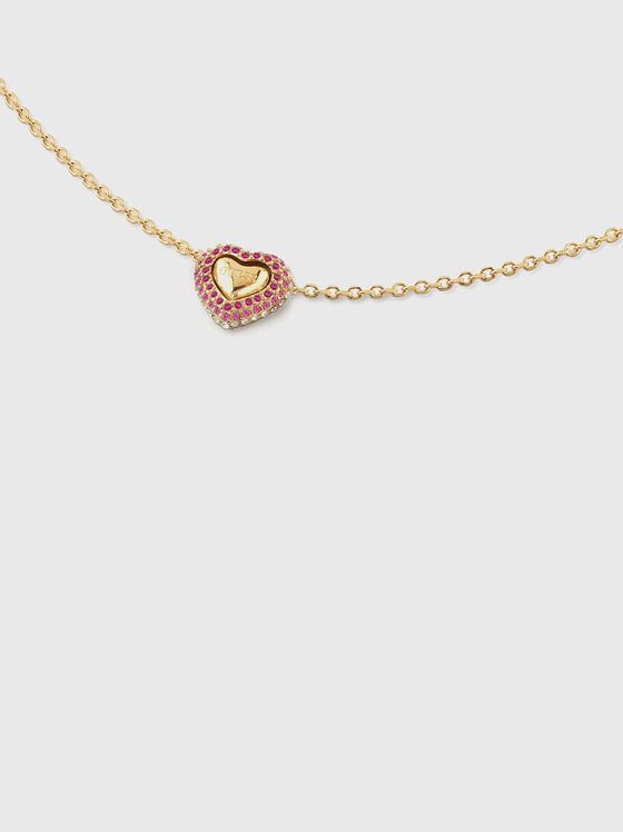 BELOVED necklace with pink rhinestones - 2