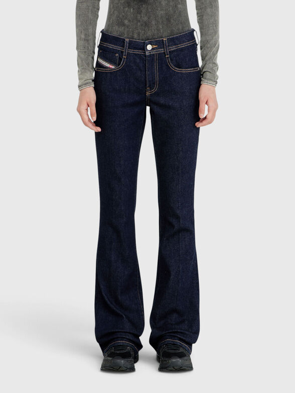 D-EBBEY jeans with contrasting stitching - 1