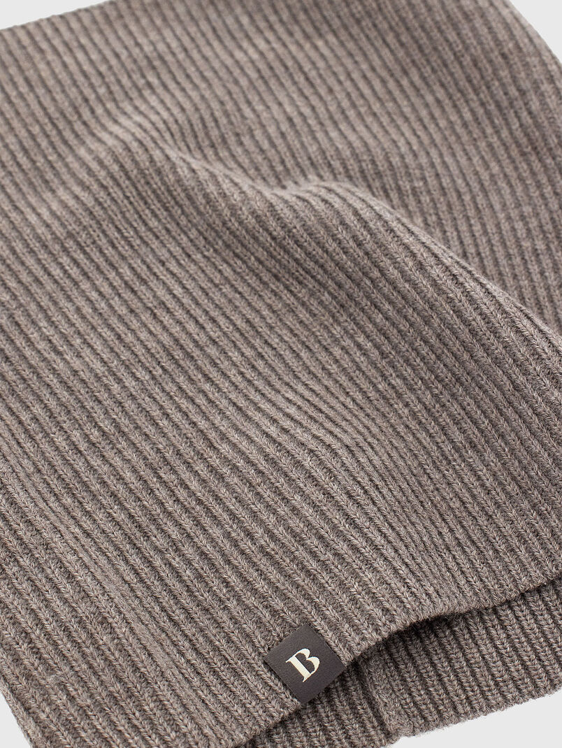 Merino wool collar scarf - 3